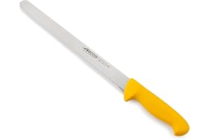 Arcos Serie 2900 - Coltello Pasticceria Coltello Torta - Lama Acciaio Inossidabile Nitrum 300 mm - Manico Polipropilene Colore Giallo