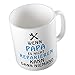 Produktbild Wenn Papa es nicht reparieren kann dann niemand  lustige Tasse - Kaffeetasse - Kaffee-Pott  hochwertig bedruckt mit lustigem Spruch  Die perfekte Geschenk-Idee