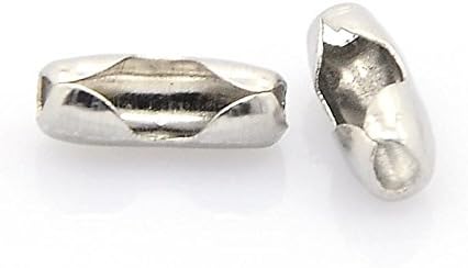 Stainless Steel Ball Chain Connector Clasps for 5.0 mm Ball Chain (10Pk)