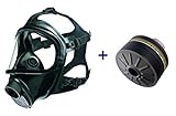 Dräger CDR 4500 avec Filtre A2B2E2K2 P3 R D/NBC | Plus Haute Classe de Protection | Masque Complet de Protection Civile pour catastrophes avec Rd40 Filtre