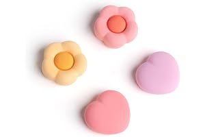 Herz-Blümchen (Rosa-Gelb)
