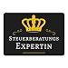 Produktbild Mousepad Steuerberatungs Expertin schwarz