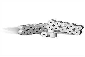 Rotomar AEE0570040012B Rotolo Calcolatrice, Pura Cellulosa, 5.7 cm, 40M, Foro: 12 mm, Diametro: 64 mm, Confezione da 10