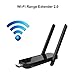 Produktbild COOSA Wi-Fi Range Extender Drahtlos WIFI Repeater / Router / AP 2,4GHz 300Mpbs mit zwei High-Efficiency-Antennen