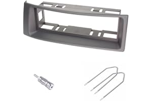 SOUND-WAY Sound way - Kit de Montage Autoradio, Façade Cadre de Radio 1 DIN, Adaptateur Compatible avec Renault Megane Scenic