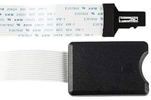 BCZAMD Micro SD/TF Verlängerungskabel Adapter Flexibler Extender für Drucker, Monopric Select Mini, Ane A8, CR-10 Ender 3, Raspberry Pi, GPS, TV, 48 cm