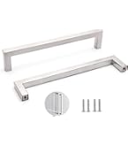 10 Maniglie Per Mobili In Acciaio Inox - Design A T, 128mm, Finitura Nichel Spazzolato, Per Cucina E Bagno - Foto 13