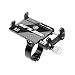 Produktbild KOBWA Gub Fahrrad handyhalter, aluminiumlegierung universal einstellbar Fahrrad handyhalter Halterung für Fahrrad Motorrad Lenker für iPhone xr, iPhone 8/8 Plus, Samsung Galaxy s7 / s7 Edge etc