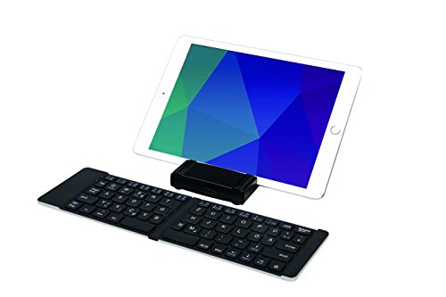 XLYNE 54002 Bluetooth Tastatur für Smartphone/Tablet/Smart-TV (faltbar/kabellos/handlich/QWERTZ-Layout) silber - 2