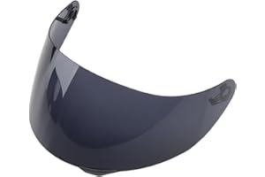 AFNCX Visera de recambio para AGV K5 K3SV K1 Casco integral Motocicleta Pantalla antiviento Lente de casco (Deep Smoke)
