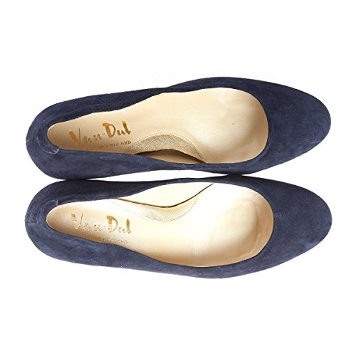 Van Dal Women's Filby Heels Marine Navy Suede/Galaxy Print 5 UK