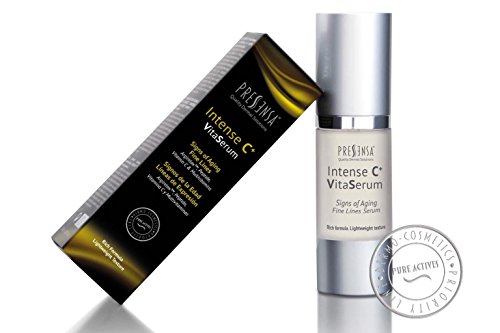 C VitaSerum, Anti Aging Liquid Facial Serum with vitamin C Hyaluronic Acid and Rosehip Extract