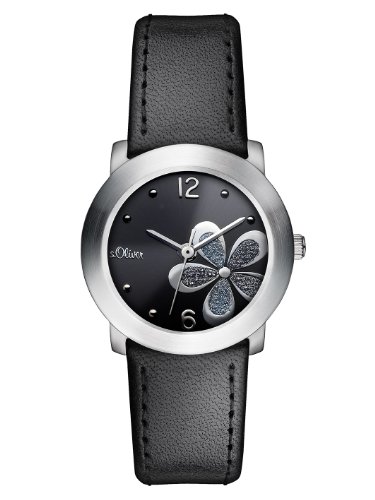 s.Oliver Damen-Armbanduhr Casual XS Analog Quarz Leder SO-2481-LQ s.Oliver Damen-Armbanduhr Casual XS Analog Quarz Leder SO-2481-LQ