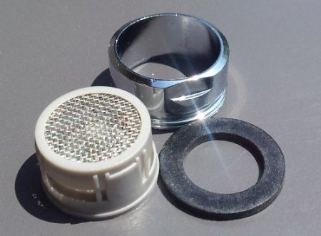 1 Stück M24 AG PERLATOR Chrom mit Aussengewinde M24, Luftsprudler, Perlstrahler, Luftregler, M24x1 AG Aussengewinde für Duschen, Hähne, Badewannen mit IG M24, Aerator male M24x1 - 3