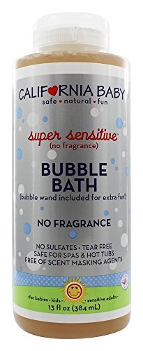 California Baby Bubble Bath, Fragrance Free, Super Sensitive 13 fl oz (390 ml)