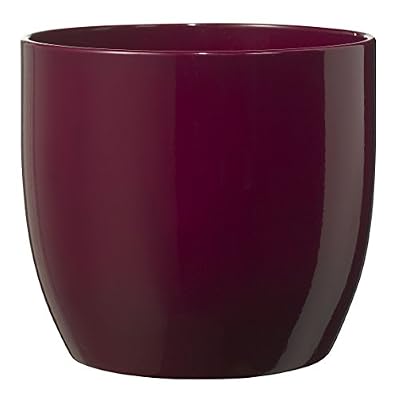 Soendgen Keramik Cache-Pot Basel Fashion, Argile, Cyclamen, 16 x 16 x 15 cm