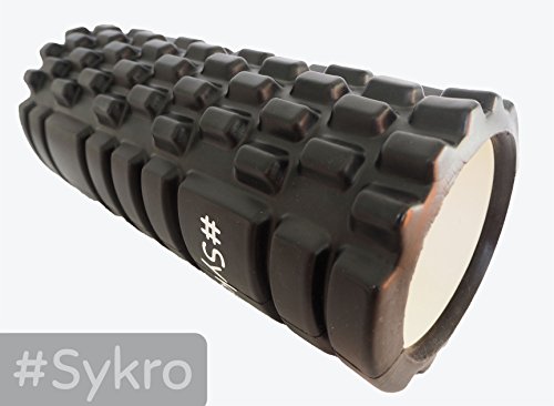 Faszienrolle Massagerolle – E-Book inklusive! – #Sykro „Star“ intensivere Massage durch optimierte Struktur - 3