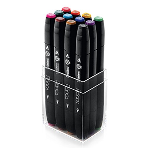 Shinhan Art touch Twin 12 pennarelli a doppia punta - 12 colori principali