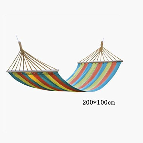 Hammock Outdoor hammock camping camping swing hammock mountaineer hammock with sticks yellow canvas hammock portable hammock anti-rollover hammock