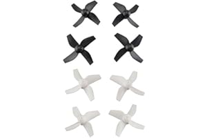 ZYGY 8PCS Hélice para HS210 H36 E010 GoolRC T36 NIHUI NH010 SANROCK GD65A ATOYX AT-66 RC Quadrotor (Negro&Blanco)