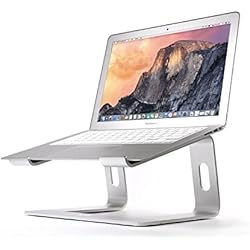BoYata Support Ordinateur Portable, Support pour MacBook: Sable Multi-Angle Support Refroidissement, Compatible avec Les Ordinateurs Portables (10-15.9 Pouces), y Compris MacBook Pro/Air, HP (Argent)