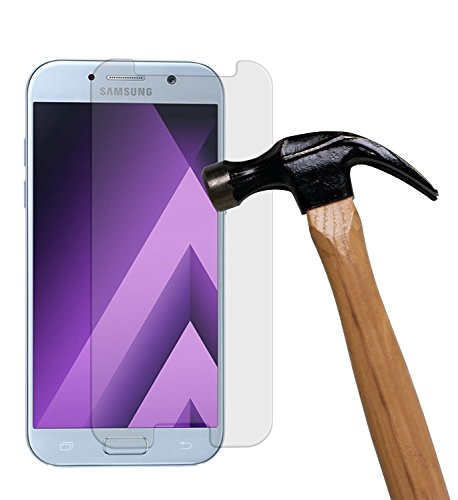 (2 Pack)Samsung Galaxy A7 (2017) Panzerglas - EUGO 9H Gehärtetem Glas Schutzfolie Displayschutzfolie Panzerglas für Samsung Galaxy A7 (2017)