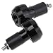 Produktbild 2 x LENKERGEWICHTE Iron Stabilisatoren Lenkerenden Motorrad 7/8 22 mm schwarz