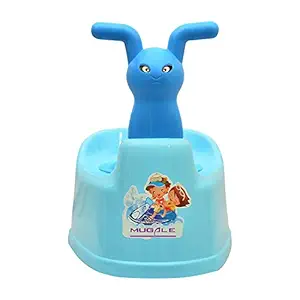 MUGALE Toilet Trainer Baby Potty Seat (Blue)