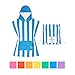Produktbild Dock & Bay Badeponcho Mikrofaser für Kinder und Baby | Für Strand, Reise, Schwimmunterricht | Saugstark, Schnelltrocknend, Sand Frei | Mit Kapuze & Beutel | Einheitsgröße 72 x 51cm | Blau