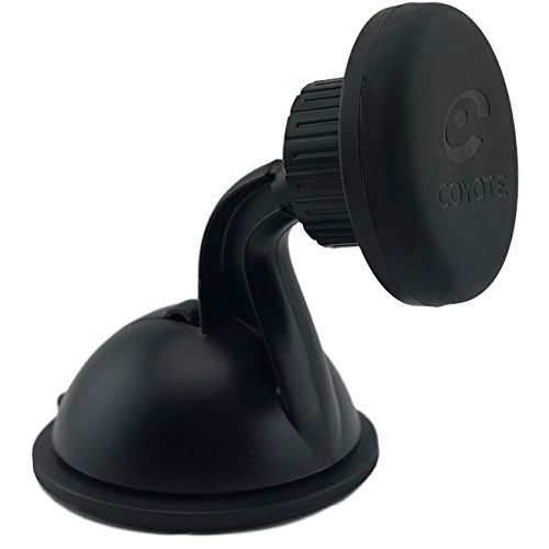 Coyote - Soporte de fijación magnético con ventosa - Compatible con Coyote mini, Coyote S y smartphone - Se instala sobre el parabrisas o el salpicadero de tu vehículo.