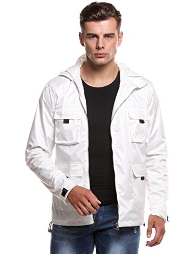 COOFANDY Jacke bergangsjacke Bomberjacke Bikerjacke Sweatjacke Baseball Jacke Classic College Jacke - Schwarz