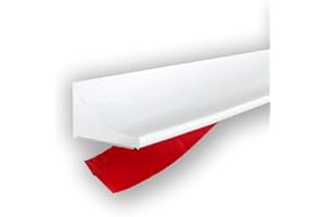 ESUFEIR Barriera d'acqua in silicone, da 118 pollici, per doccia con diga pieghevole,Striscia di ritenzione impermeabile autoadesiva,Barriera doccia separazione bagnata e asciutta,Barriera d'acqua per bagno e