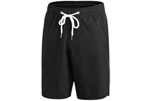 Yuerlian Men's Sports Shorts, Quick Dry Running Workout Shorts for Men, Classic Fit Summer Short with Pockets