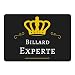 Produktbild Mousepad Billard Experte schwarz