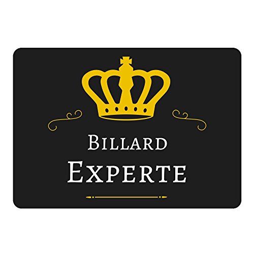 Preisvergleich Produktbild Mousepad Billard Experte schwarz