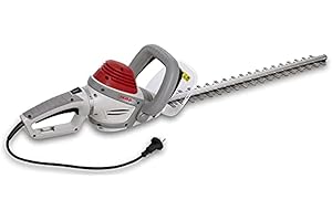 IKRA Tijeras Cortasetos eléctrico IHS 600, Longitud de Corte 55cm, Apertura 20mm, Mango rotativo 600 W, 230 V