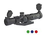 Visor Enfield de altas prestaciones. 1,5-4x30 con reticula iluminada RGB rojo/verde/azul. Especial para tiro deportivo