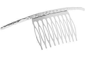 chiwanji Damen Haarschmuck aus aus Haarspangen Haarklammern Haarkämme Stecken Kamm Haargesteck für Brautfrisur Frisurhilfe, Silber