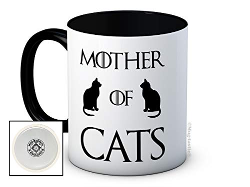 Mother of Cats - Game of Thrones Parodia - Taza de café de cerámica de alta calidad