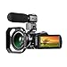 Produktbild Everpert ORDRO AC3 Digitale Videokamera 4K UHD 24MP 30X Zoom WiFi NachtsichtCamcorder mit 0.39X Weitwinkelobjektiv + Objektivhaken + Mikrofon