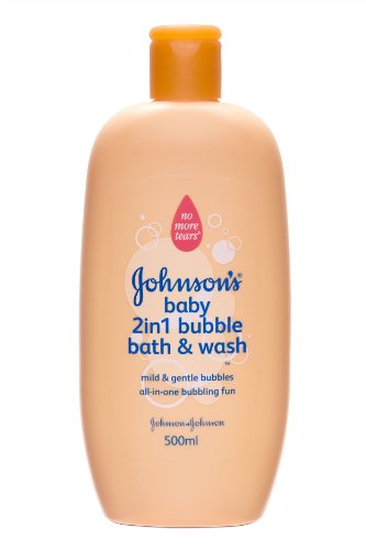 Johnson's Baby 2-in-1 Bubble Bath and Wash 2 x 500ml (1000ml Bath)