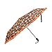 Fendo 3 fold orange frill brown umbrella RS.526.00