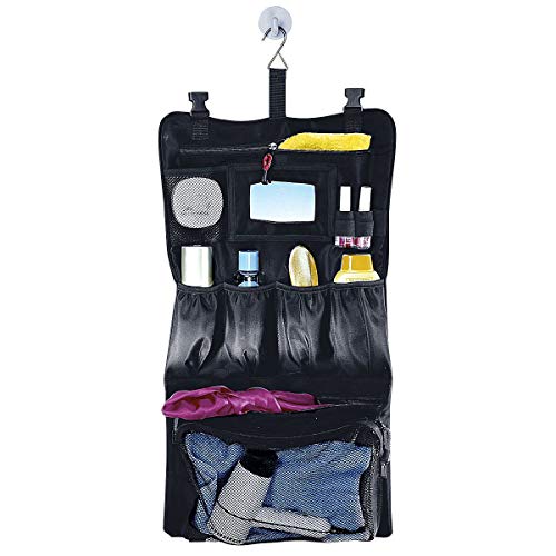 Pureday Cultura Bag per Appendere-specchi compresi-Nylon - Nero