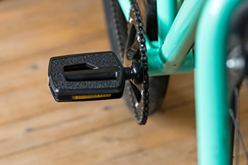 AARON Urban Fahrradpedale mit hochwertiger Lagerung, innovative und griffige Fahrrad / City-Bike und Trekking Pedale, Schwarz - 2