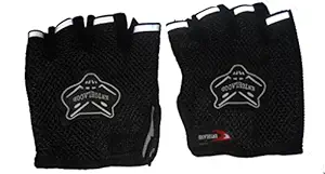 Aadishwar Creations HGM108 Half Hand Gloves for Motorcycle/Cycle Riding