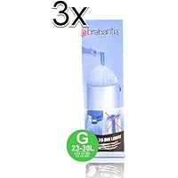 Brabantia - Bolsas de basura (30 L, 3 paquetes de 20 unidades)