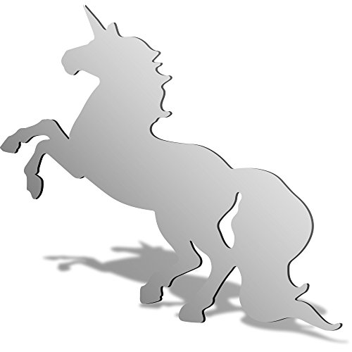 Einhorn Acryl Spiegel, acryl, 500 x 447mm