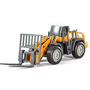 Thboxes Kids Boys Large Simulation DIY Assembling Inertial Engineering Vehicle Modeling Toy Forklift
