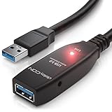 Conecte los periféricos USB en una longitud máxima de 20 m // Con el cable de extensión USB 3.0, amplificador de señal, cable repetidor, cable de refuerzo de señal de deleyCON no tendrá ese problema