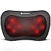 Price comparison product image Etekcity 4D Neck Massage Pillow Shiatsu Back Massager Cushion with 8 Rollers and Heat Function, Two Speed Massaging Deep Kneading to Relieve Your Neck